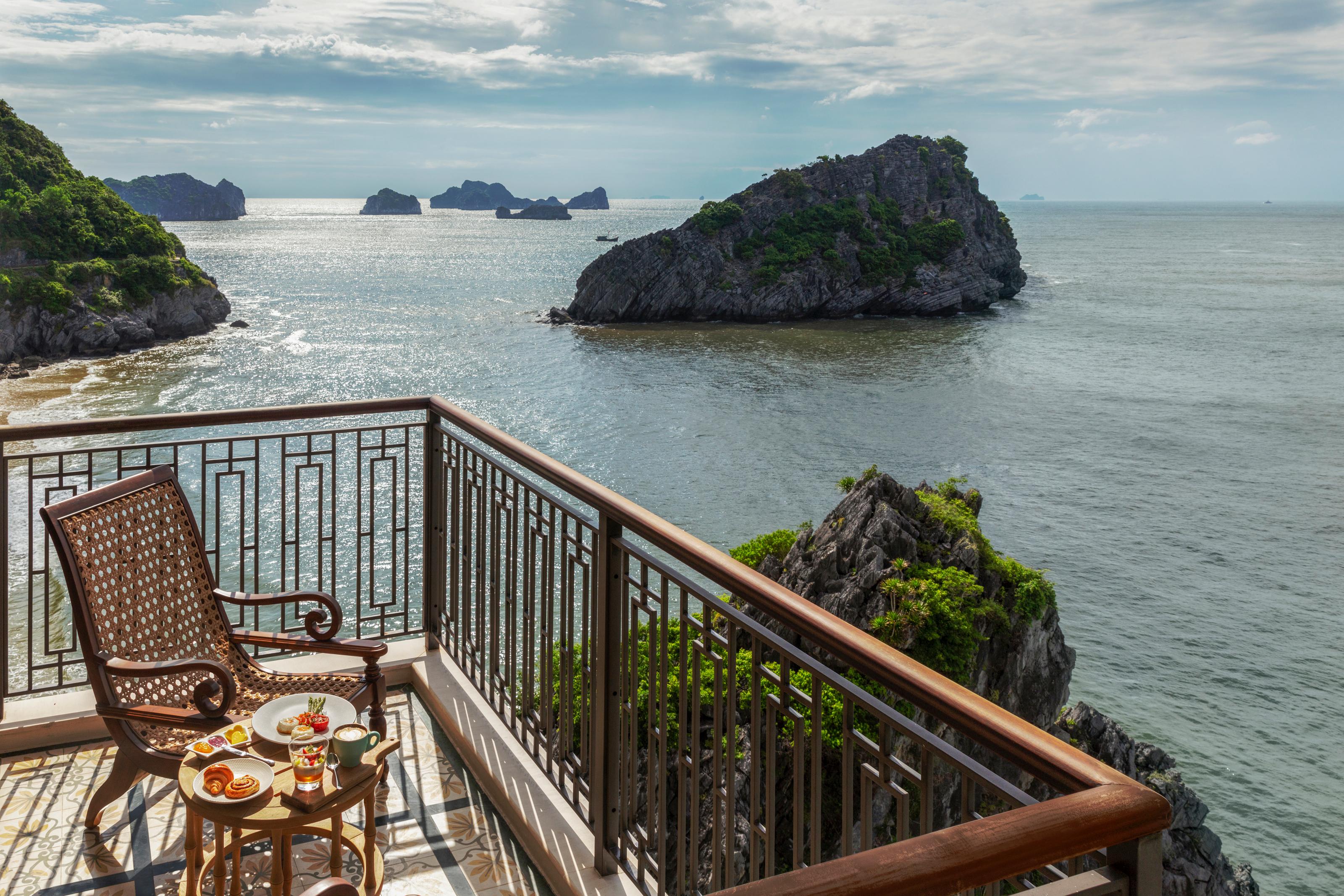 Hotel Perle D'Orient Cat Ba - Mgallery Chan Chau Экстерьер фото View from the hotel
